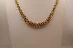 14k Yellow Gold Byzantine Chain