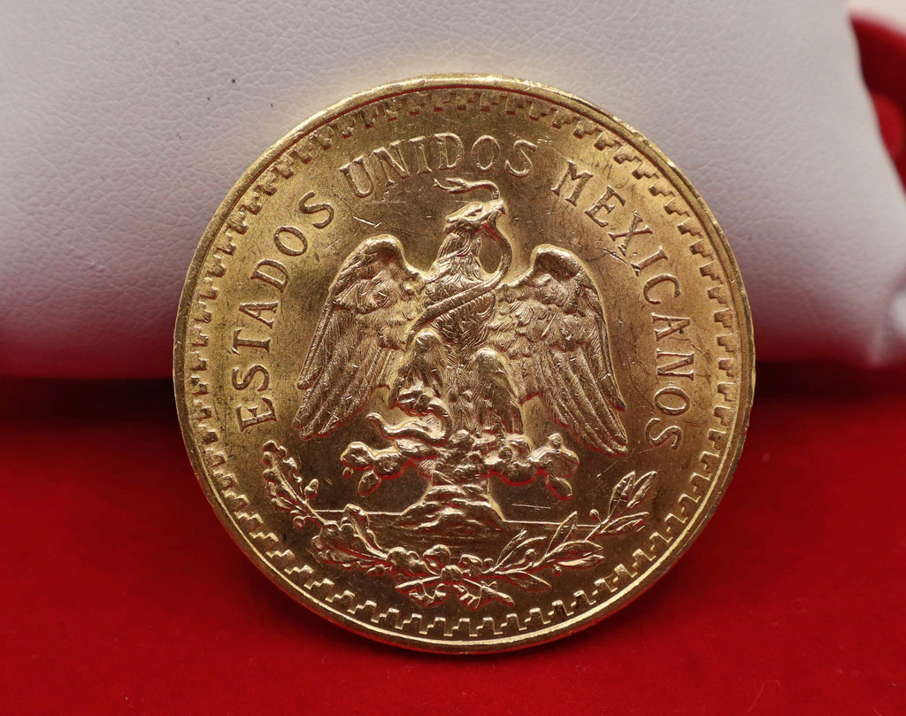 1945 Mexico 50 Pesos Gold Coin (Centenario) - 37.5g Pure Gold