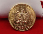 1945 Mexico 50 Pesos Gold Coin (Centenario) - 37.5g Pure Gold