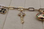 14k Yellow Gold Charm Bracelet
