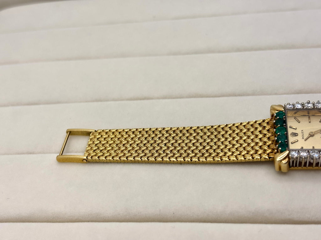 18K Rolex Orchid Watch with Emeralds and Diamonds | Empire Jewelry and Loan