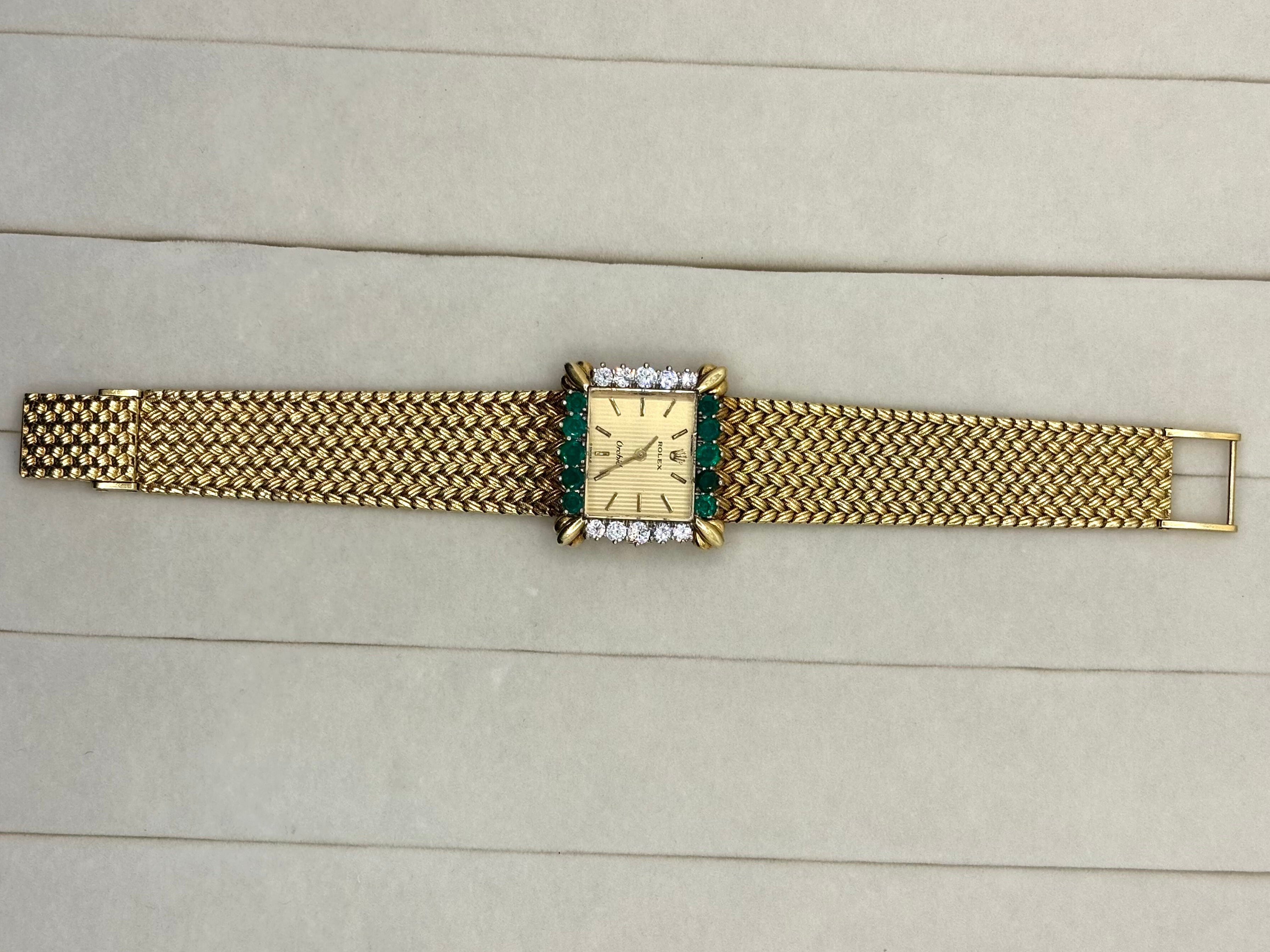 18K Rolex Orchid Watch with Emeralds and Diamonds | Empire Jewelry and Loan